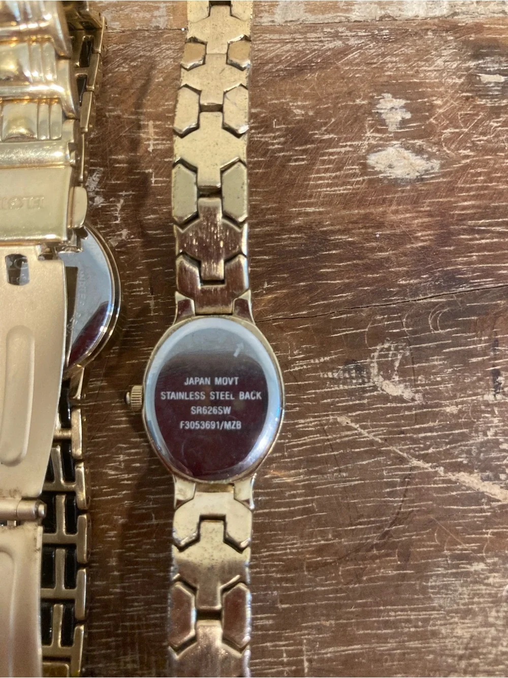 2 Broken Elgin Watches Lot Gold Tone